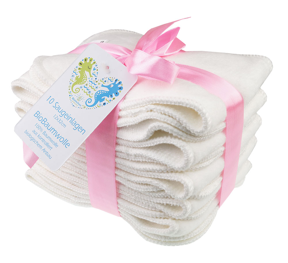 Multipack Blümchen pocket diaper Organic